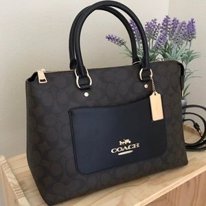 Coach signature satchel